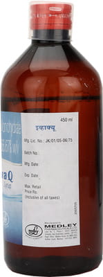 Eva Q Bottle Of 450ml Syrup