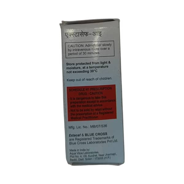 Extacef I 1gm Dry Vial Of 1 Powder For Injection
