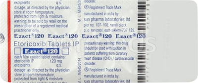 Ezact 120mg Strip Of 10 Tablets