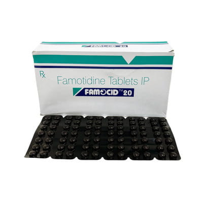 Famocid 20mg Strip Of 14 Tablets