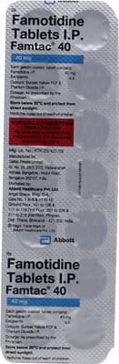 Famtac 40mg Strip Of 14 Tablets