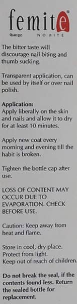 Femite No Bite Skin Solution