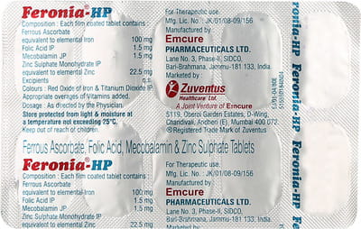 Feronia Hp Strip Of 10 Tablets