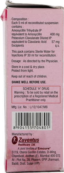 Augpen Ds 457mg Bottle Of 30ml Dry Suspension