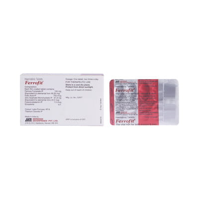 Ferrofit Strip Of 10 Tablets