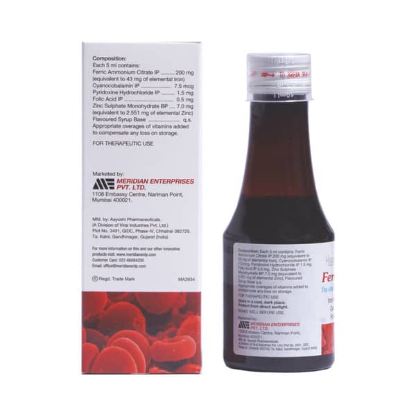 Ferrofit Bottle Of 100ml Syrup