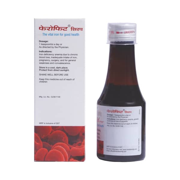 Ferrofit Bottle Of 100ml Syrup