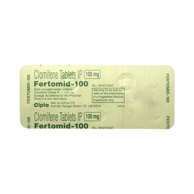 Fertomid 100mg Strip Of 5 Tablets