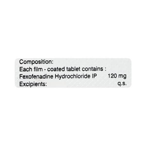Fexofen 120mg Strip Of 6 Tablets