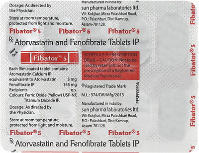 Fibator 5mg Strip Of 10 Tablets