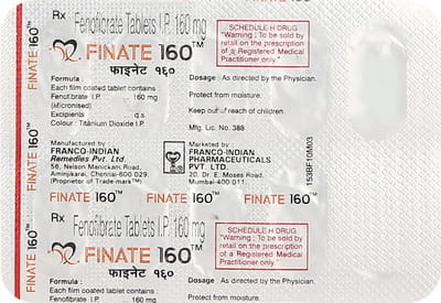 Finate 160mg Strip Of 10 Tablets