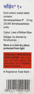 Flanzen 10mg Strip Of 15 Tablets