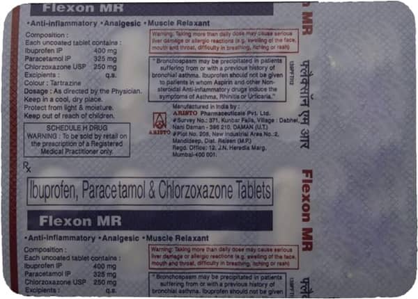 Flexon Mr Strip Of 10 Tablets