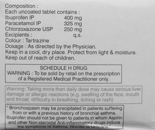 Flexon Mr Strip Of 10 Tablets