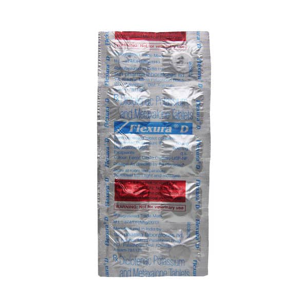 Flexura D Strip Of 10 Tablets