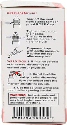 Flurisone 0.1% Bottle Of 5ml Eye Drops