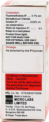 Flurisone 0.1% Bottle Of 5ml Eye Drops