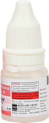 Flurisone 0.1% Bottle Of 5ml Eye Drops
