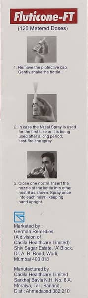 Fluticone Ft 120md Bottle Of 6gm Nasal Spray