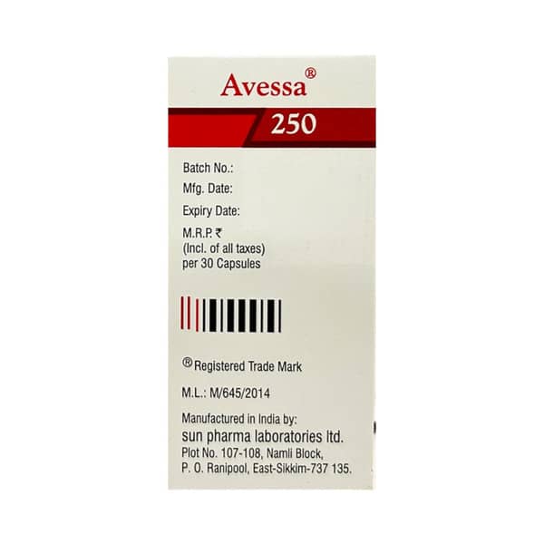 Avessa 250mcg Bottle Of 30 Octacaps