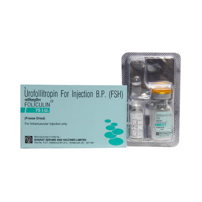 Foliculin 75iu Dry Vial Of 1 Powder For Injection