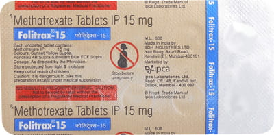 Folitrax 15mg Strip Of 10 Tablets