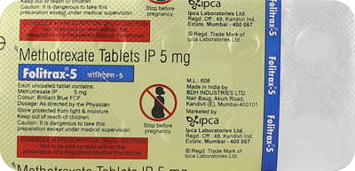 Folitrax 5mg Strip Of 10 Tablets