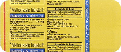 Folitrax 7.5mg Strip Of 10 Tablets