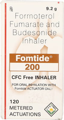 Fomtide 200mcg Box Of 120md 9.2gm Metered Dose Inhaler