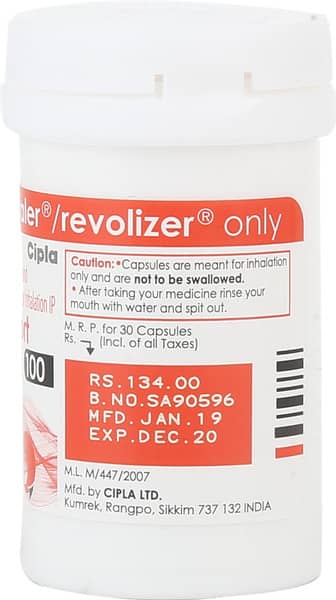 Foracort 100mcg Box Of 30 Rotacaps