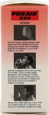 Forair 250mcg Cfc Free Box Of 120 Metered Dose Inhaler