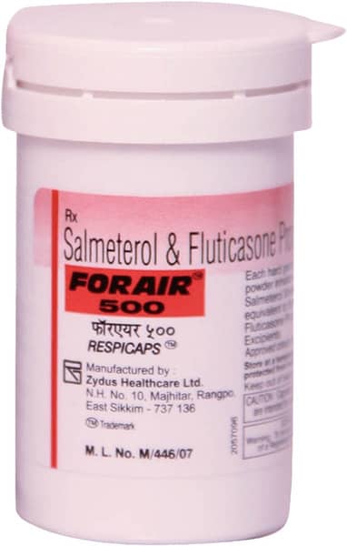 Forair 500mg Bottle Of 30 Respicaps