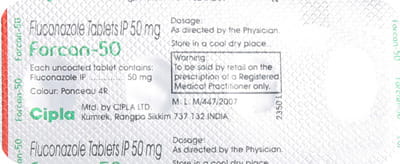 Forcan 50mg Strip Of 4 Tablets