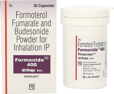 Formonide 400mcg Respicaps Bottle Of 30 Inhalation Capsules