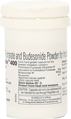 Formonide 400mcg Respicaps Bottle Of 30 Inhalation Capsules