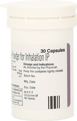 Formonide 400mcg Respicaps Bottle Of 30 Inhalation Capsules