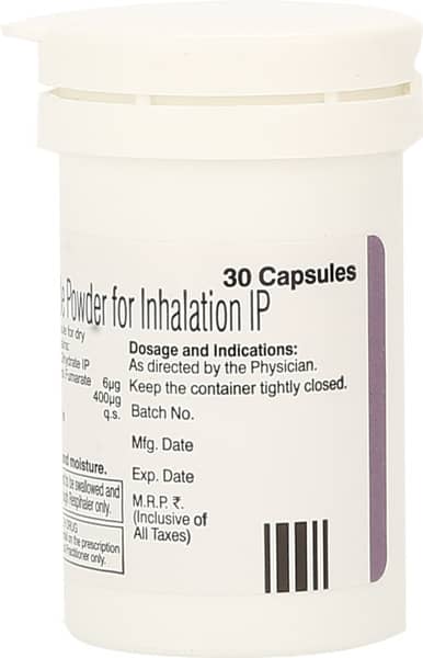Formonide 400mcg Respicaps Bottle Of 30 Inhalation Capsules