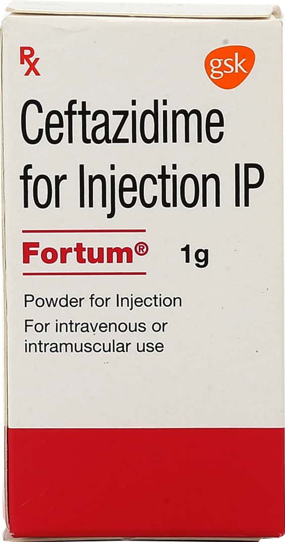 Fortum 1gm Powder For Injection: Uses, Side Effects, Price, Dosage ...