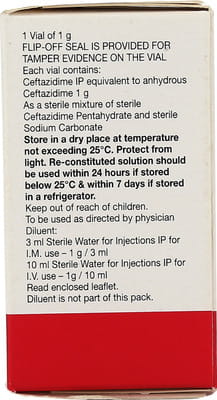 Fortum 1gm Dry Vial Of 1 Powder For Injection