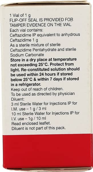 Fortum 1gm Powder For Injection