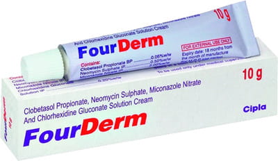 Fourderm Tube Of 10gm Cream