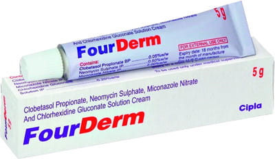 Fourderm Tube Of 5gm Cream