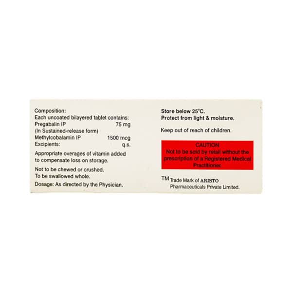Gabasafe Plus Sr 75mg Strip Of 10 Tablets