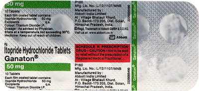 Ganaton 50mg Strip Of 10 Tablets