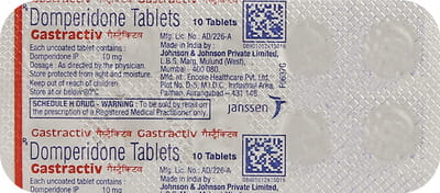 Gastractiv Strip Of 10 Tablets