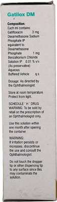 Gatilox Dm Bottle Of 10ml Eye Drops