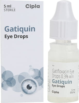 Gatiquin Bottle Of 5ml Eye Drops