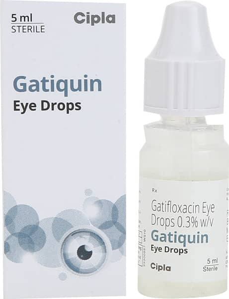 Gatiquin Bottle Of 5Ml Eye Drops