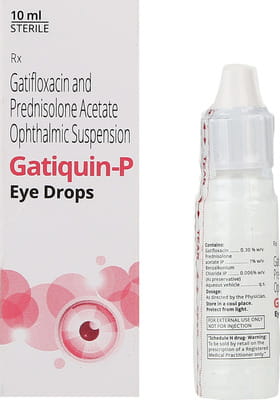 Gatiquin P Bottle Of 10ml Eye Drops