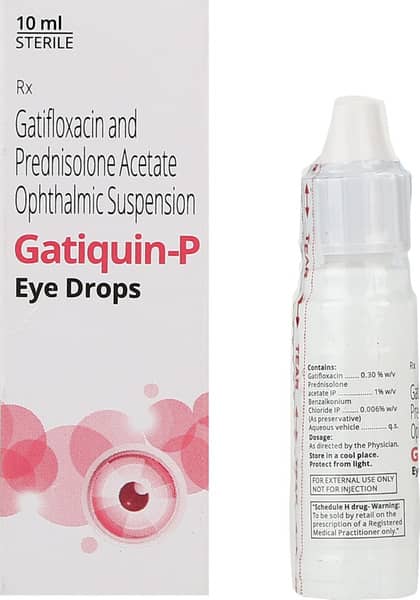 Gatiquin P Bottle Of 10ml Eye Drops